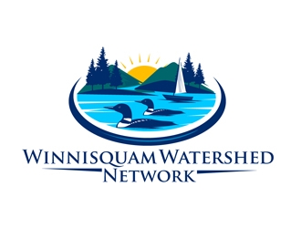 Winnisquam Watershed Network logo design by DreamLogoDesign