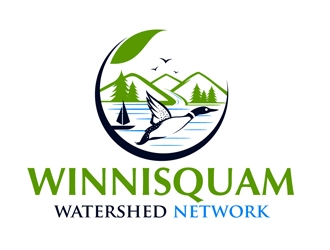 Winnisquam Watershed Network logo design by DreamLogoDesign