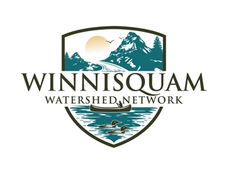 Winnisquam Watershed Network logo design by DreamLogoDesign