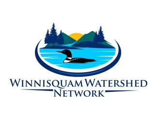 Winnisquam Watershed Network logo design by DreamLogoDesign