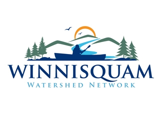 Winnisquam Watershed Network logo design by DreamLogoDesign