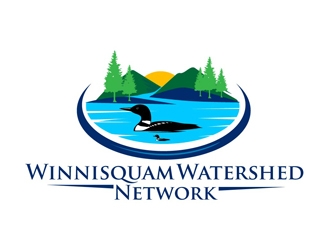 Winnisquam Watershed Network logo design by DreamLogoDesign