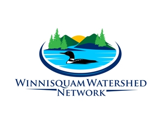 Winnisquam Watershed Network logo design by DreamLogoDesign