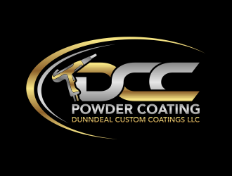 DCC Powder Coating/Dunndeal Custom Coatings LLC logo design by pakNton