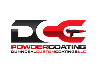 DCC Powder Coating/Dunndeal Custom Coatings LLC logo design by pencilhand