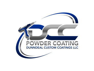 DCC Powder Coating/Dunndeal Custom Coatings LLC logo design by pakNton