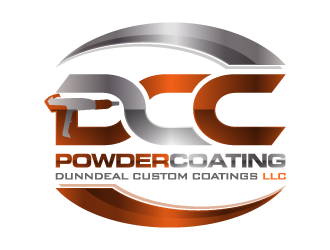 DCC Powder Coating/Dunndeal Custom Coatings LLC logo design by pencilhand