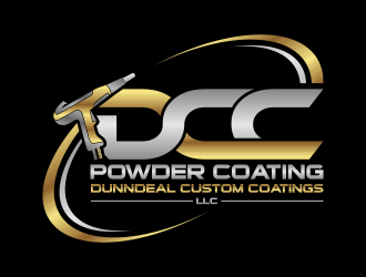 DCC Powder Coating/Dunndeal Custom Coatings LLC logo design by pakNton