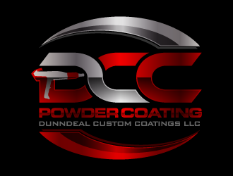 DCC Powder Coating/Dunndeal Custom Coatings LLC logo design by pencilhand