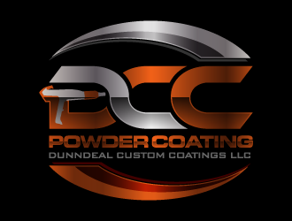 DCC Powder Coating/Dunndeal Custom Coatings LLC logo design by pencilhand