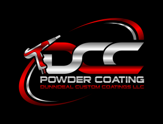 DCC Powder Coating/Dunndeal Custom Coatings LLC logo design by pakNton