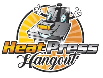 Heat Press Hangout logo design by shere