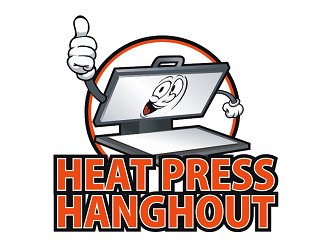 Heat Press Hangout logo design by coco