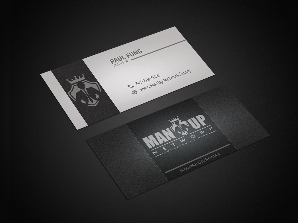 Man Up Network  logo design by aamir