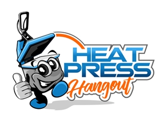 Heat Press Hangout logo design by veron