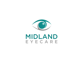 MIDLAND EYECARE logo design by mbamboex