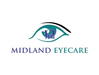 MIDLAND EYECARE logo design by oke2angconcept