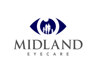 MIDLAND EYECARE logo design by MariusCC