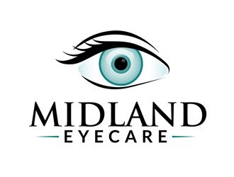 MIDLAND EYECARE logo design by DreamLogoDesign