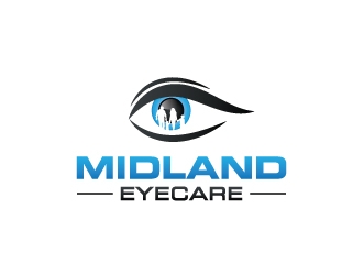 MIDLAND EYECARE logo design by zakdesign700