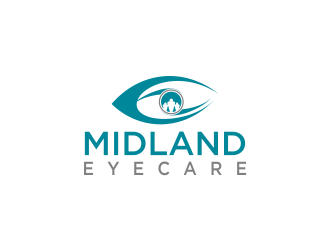 MIDLAND EYECARE logo design by yusuf