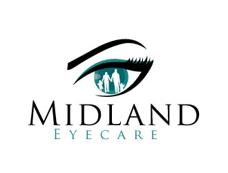 MIDLAND EYECARE logo design by REDCROW