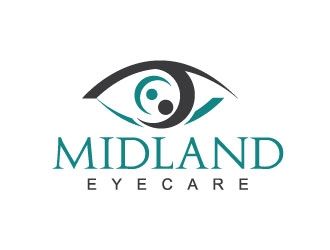 MIDLAND EYECARE logo design by REDCROW