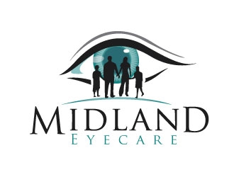 MIDLAND EYECARE logo design by REDCROW