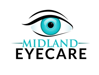 MIDLAND EYECARE logo design by DreamLogoDesign