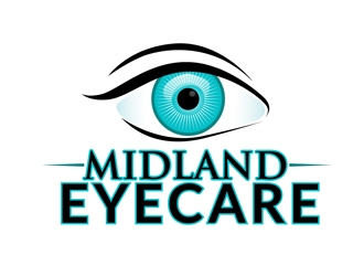 MIDLAND EYECARE logo design by DreamLogoDesign