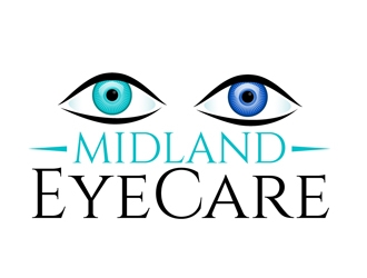 MIDLAND EYECARE logo design by DreamLogoDesign