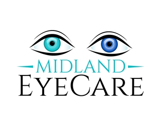 MIDLAND EYECARE logo design by DreamLogoDesign