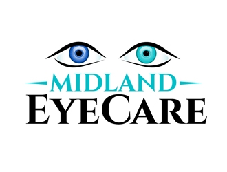 MIDLAND EYECARE logo design by DreamLogoDesign