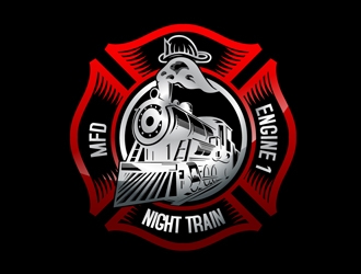 Night Train / Engine 1 logo design by DreamLogoDesign