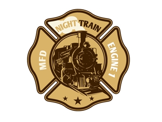 Night Train / Engine 1 logo design by DreamLogoDesign