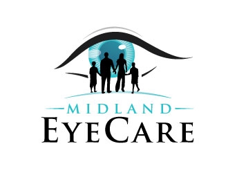 MIDLAND EYECARE logo design by REDCROW