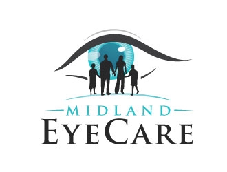 MIDLAND EYECARE logo design by REDCROW