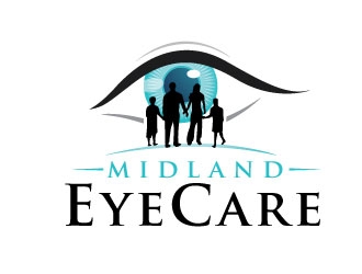 MIDLAND EYECARE logo design by REDCROW