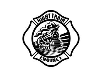 Night Train / Engine 1 logo design by hole