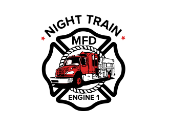 Night Train / Engine 1 logo design by BeDesign