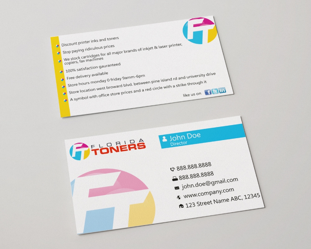 FLORIDA TONERS logo design by Boomstudioz