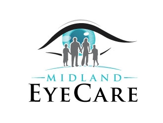 MIDLAND EYECARE logo design by REDCROW