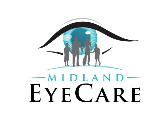 MIDLAND EYECARE logo design by REDCROW