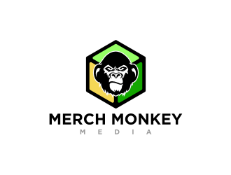 Merch Monkey Media logo design by mungki