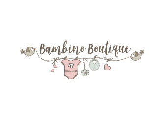 Bambino Boutique  logo design by JoeShepherd