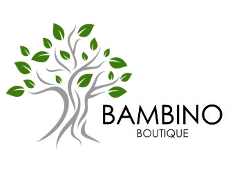 Bambino Boutique  logo design by jetzu