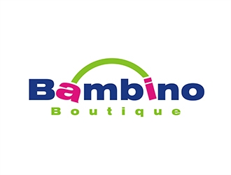 Bambino Boutique  logo design by gitzart