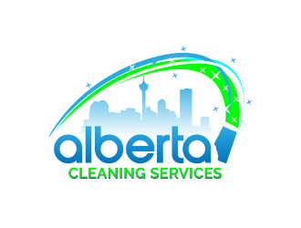 Alberta Cleaning Services logo design by reight