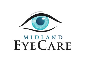 MIDLAND EYECARE logo design by REDCROW