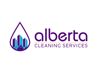 Alberta Cleaning Services logo design by MariusCC